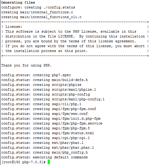 php-configure